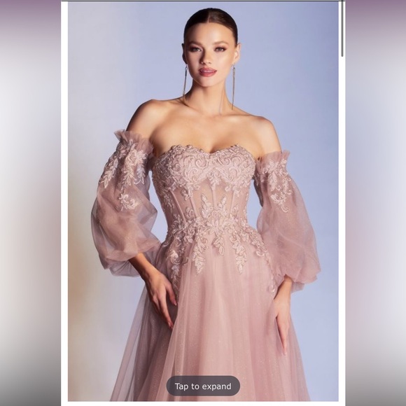 Boubou Detached Sleeves Sheer Corset Dress - Picture 2 of 11